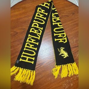 Harry Potter Hufflepuff Double Sided Scarf Yellow Black 64”